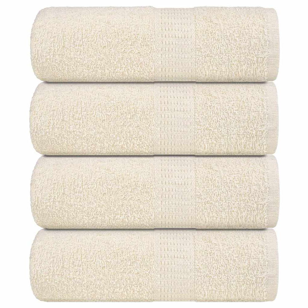 Gästetücher FROGN 4 Stk. Creme 30x50 cm 360 g/m²