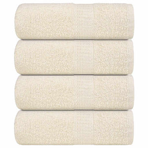 Gästetücher FROGN 4 Stk. Creme 30x50 cm 360 g/m²