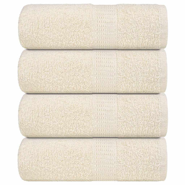 Gästetücher FROGN 4 Stk. Creme 30x50 cm 360 g/m²