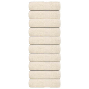 Gästetücher FROGN 10 Stk. Creme 30x50 cm 360 g/m²