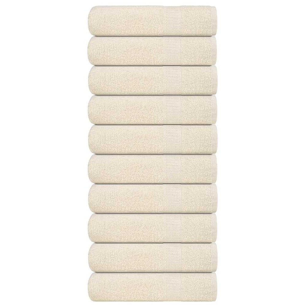 Handtücher FROGN 10 Stk. Creme 50x100 cm 360 g/m²