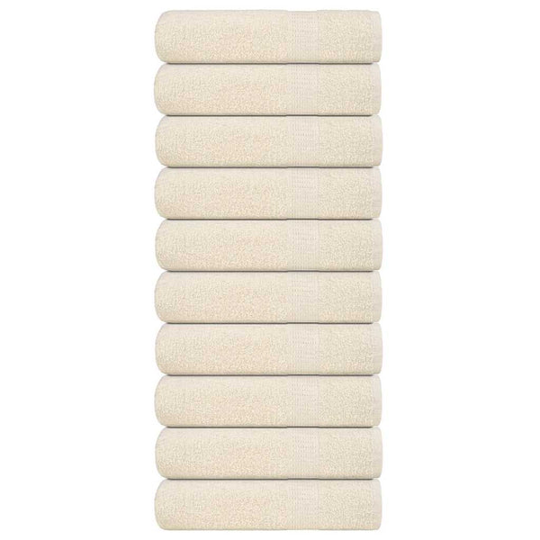Handtücher FROGN 10 Stk. Creme 50x100 cm 360 g/m²