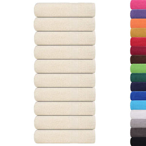 Handtücher FROGN 10 Stk. Creme 50x100 cm 360 g/m²