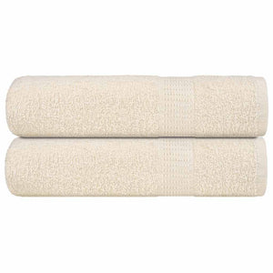 Duschtücher FROGN 2 Stk. Creme 70x140 cm 360 g/m²