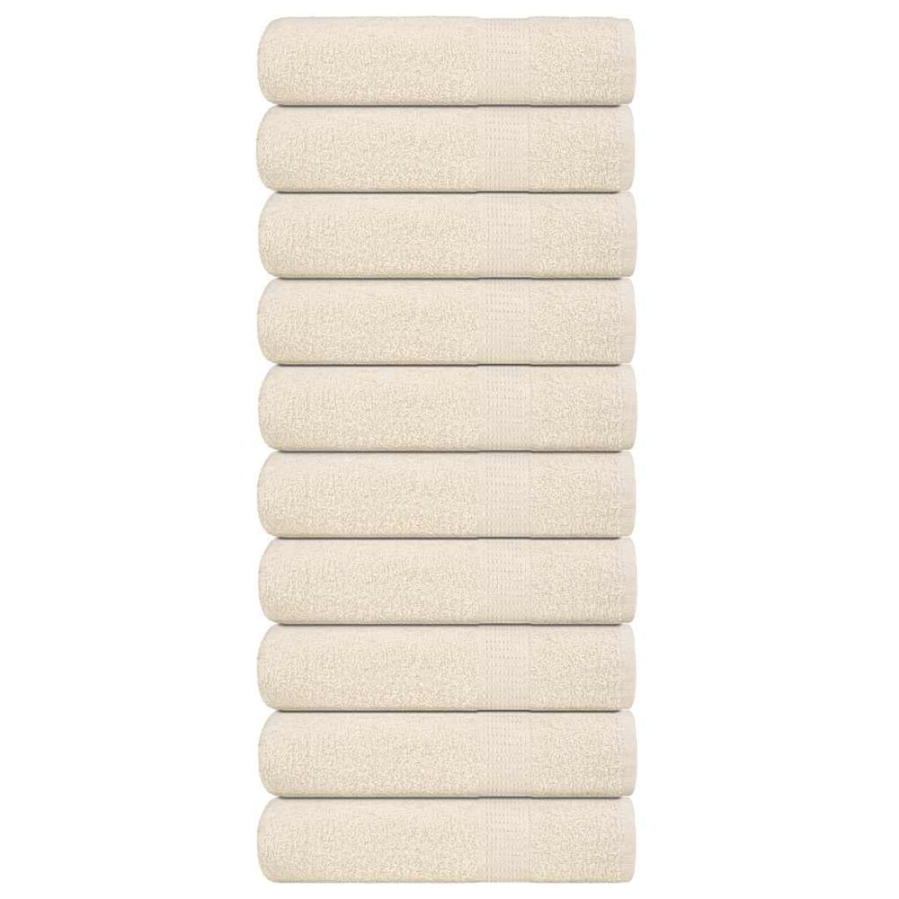 Duschtücher FROGN 10 Stk. Creme 70x140 cm 360 g/m²
