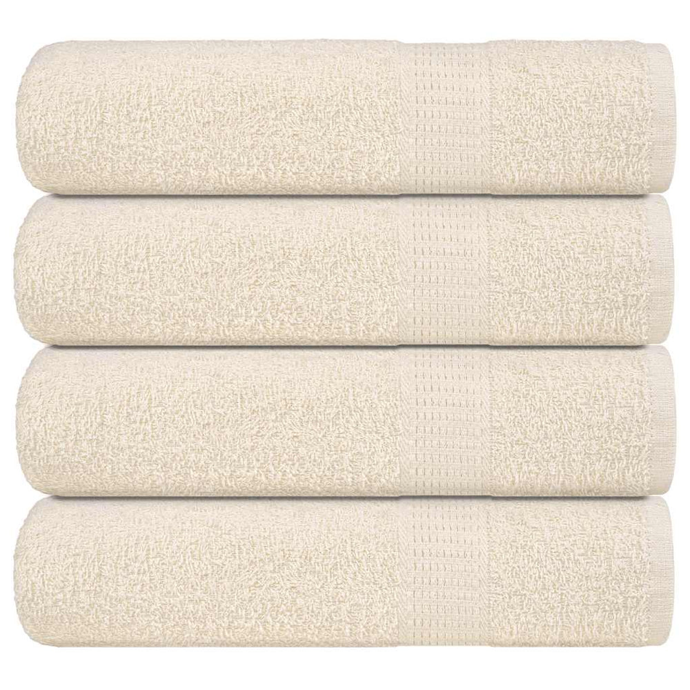 Badetücher FROGN 4 Stk. Creme 100x150 cm 360 g/m²