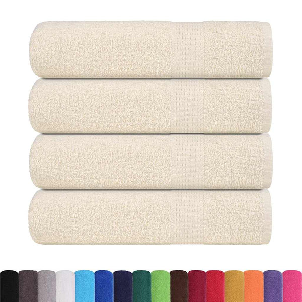 Badetücher FROGN 4 Stk. Creme 100x150 cm 360 g/m²