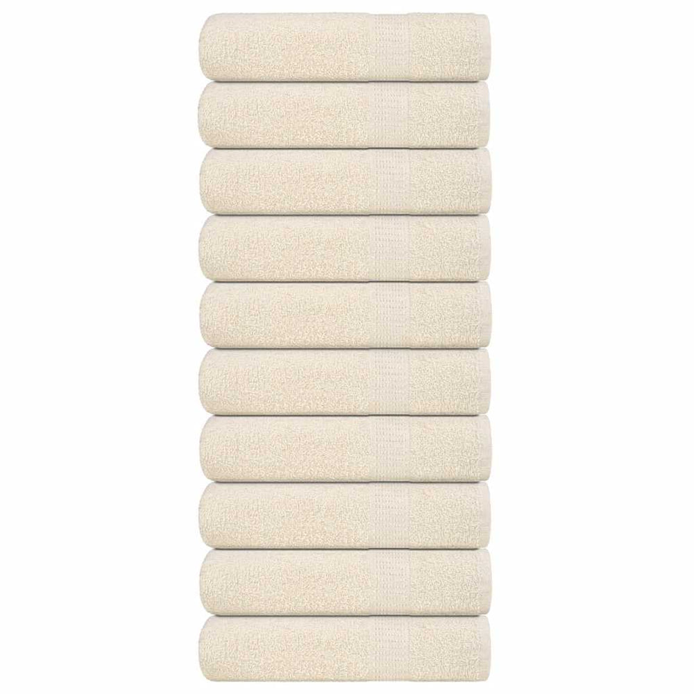 Badetücher FROGN 10 Stk. Creme 100x150 cm 360 g/m²