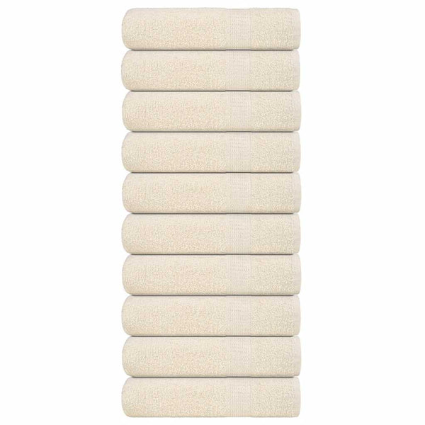 Badetücher FROGN 10 Stk. Creme 100x150 cm 360 g/m²