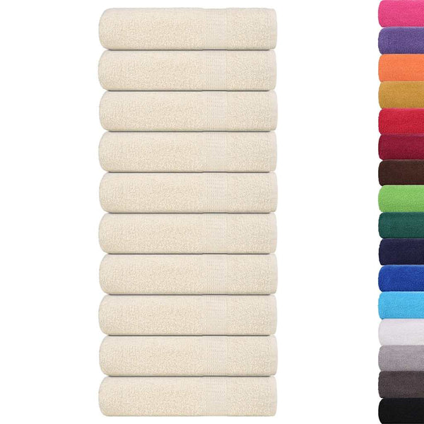 Badetücher FROGN 10 Stk. Creme 100x150 cm 360 g/m²