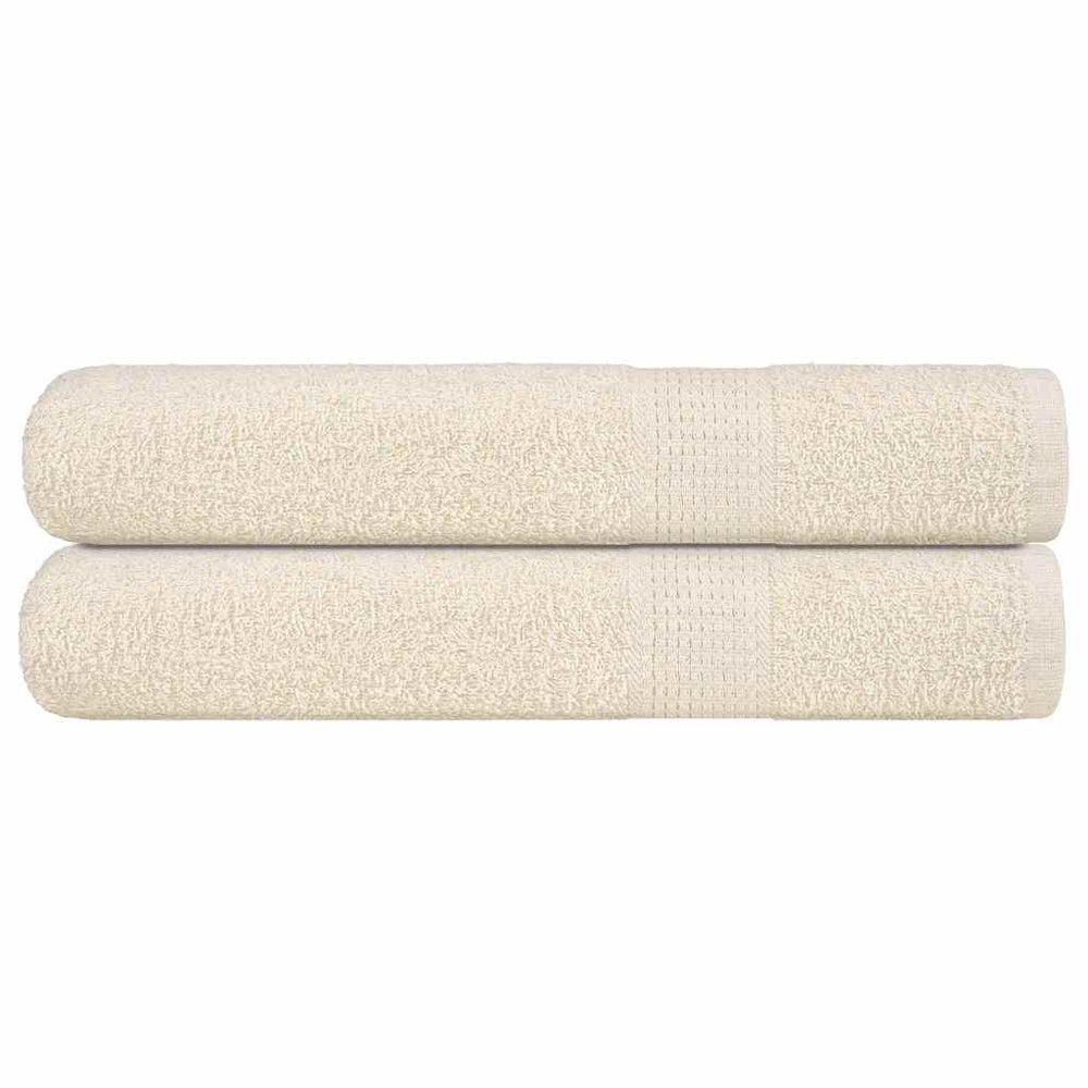 Saunatücher FROGN 2 Stk. Creme 80x200 cm 360 g/m²