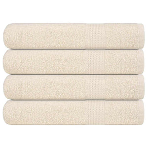 Saunatücher FROGN 4 Stk. Creme 80x200 cm 360 g/m²