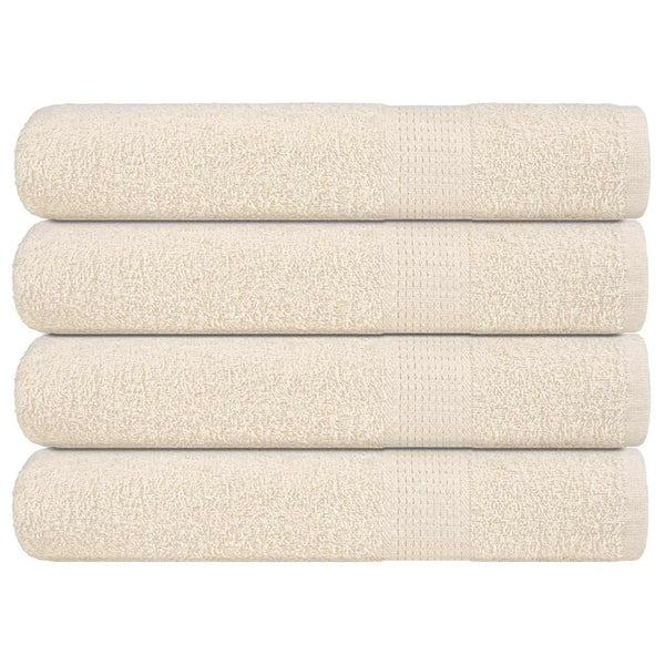 Saunatücher FROGN 4 Stk. Creme 80x200 cm 360 g/m²