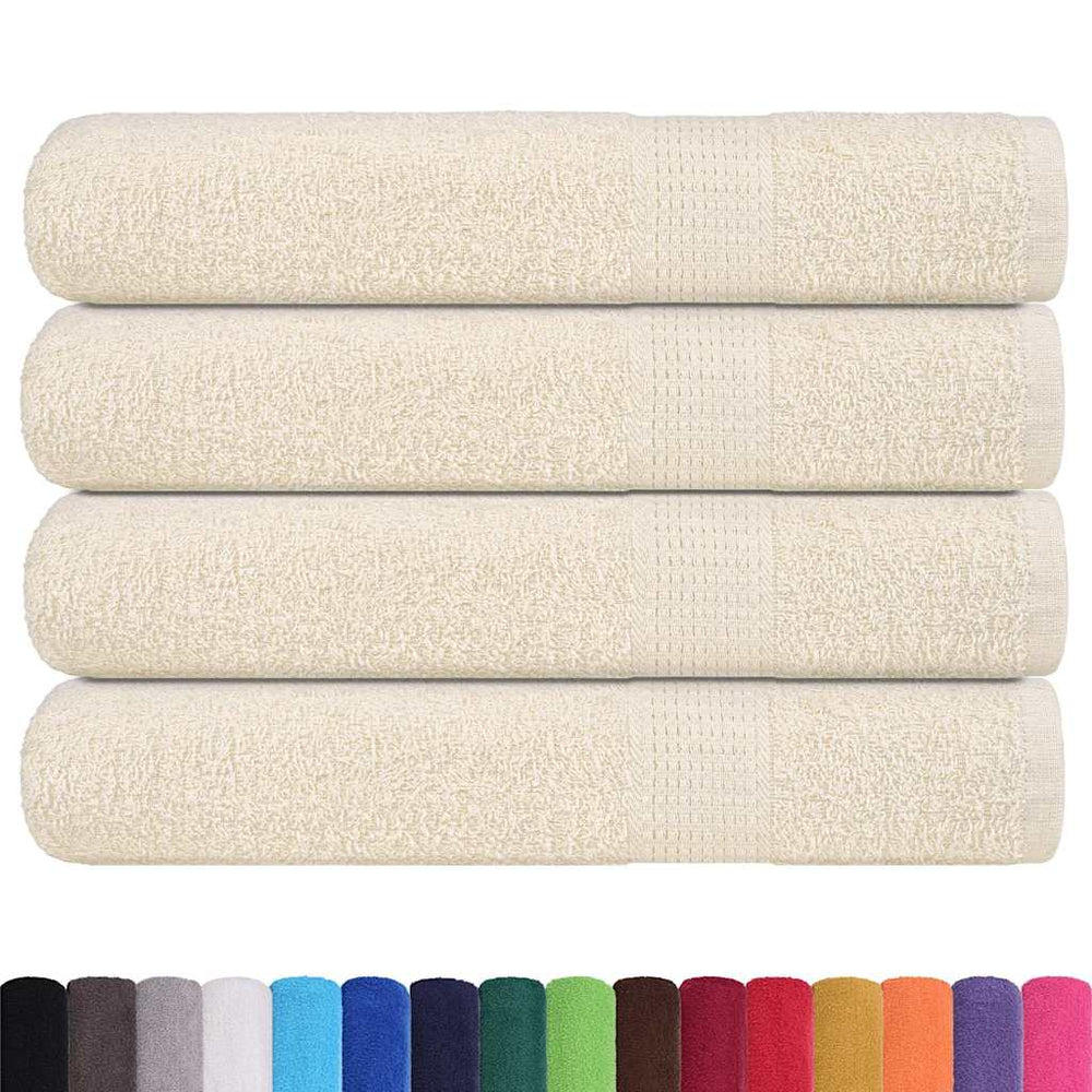 Saunatücher FROGN 4 Stk. Creme 80x200 cm 360 g/m²