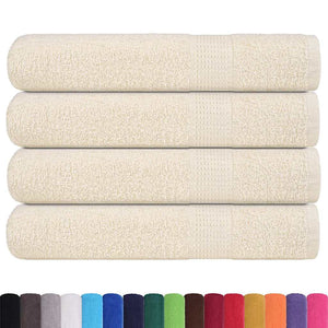Saunatücher FROGN 4 Stk. Creme 80x200 cm 360 g/m²