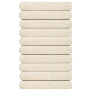 Saunatücher FROGN 10 Stk. Creme 80x200 cm 360 g/m²
