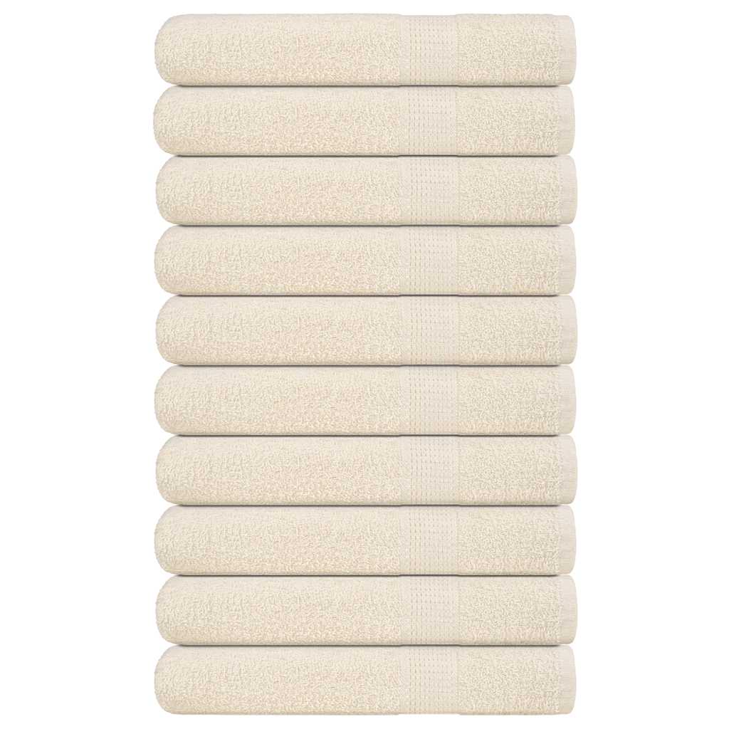 Saunatücher FROGN 10 Stk. Creme 80x200 cm 360 g/m²