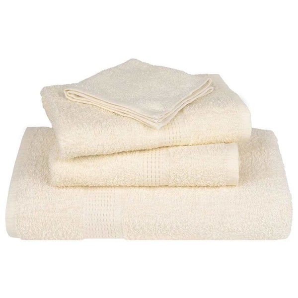 Saunatücher FROGN 10 Stk. Creme 80x200 cm 360 g/m²