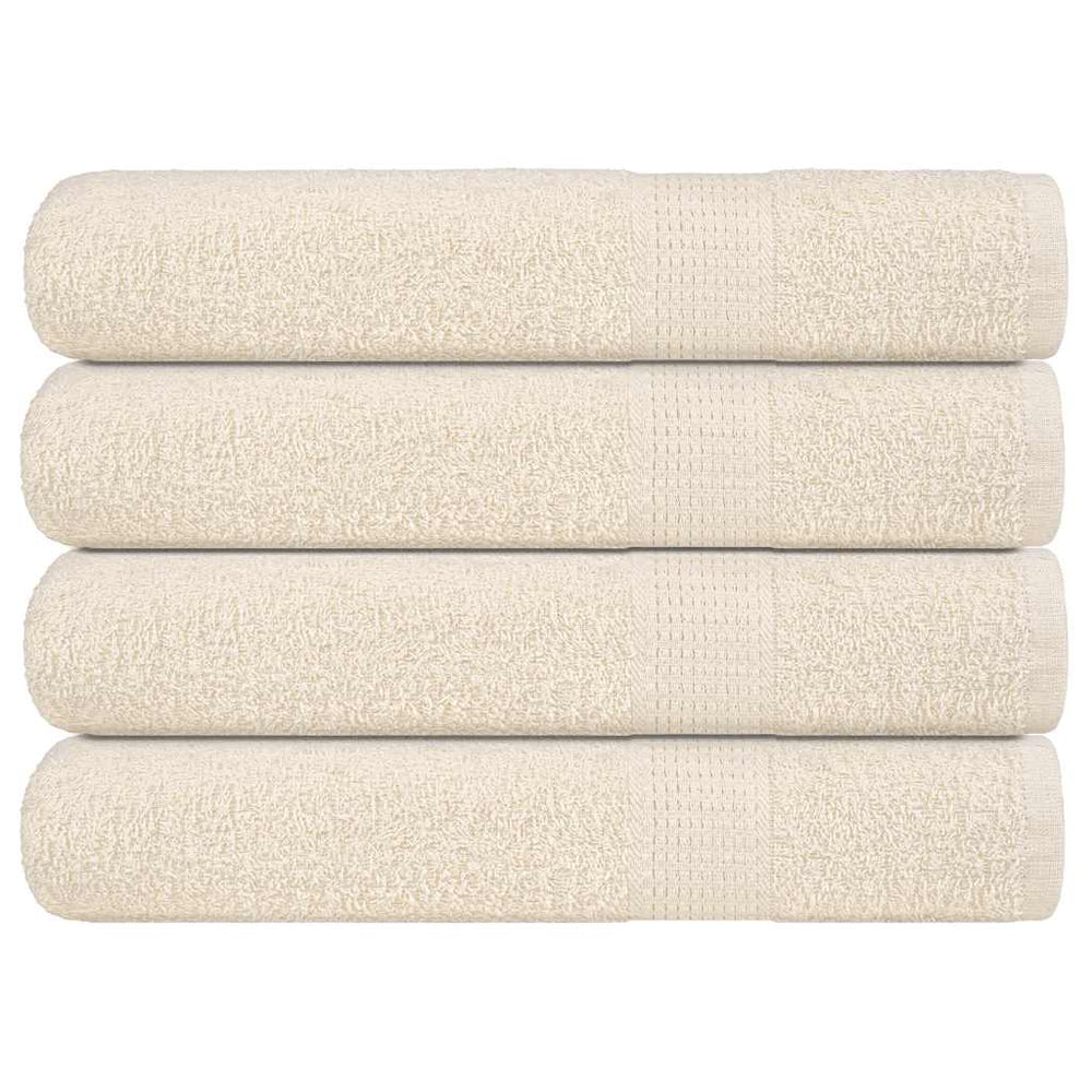 Handtücher FROGN 4 Stk. Creme 100x200 cm 360 g/m²