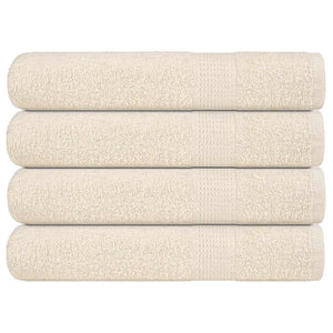Handtücher FROGN 4 Stk. Creme 100x200 cm 360 g/m²