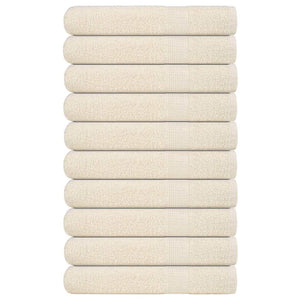 Handtücher FROGN 10 Stk. Creme 100x200 cm 360 g/m²
