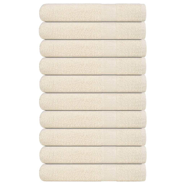 Handtücher FROGN 10 Stk. Creme 100x200 cm 360 g/m²