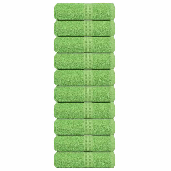 Waschtücher FROGN 10 Stk. Apfelgrün 30x30 cm 360 g/m²