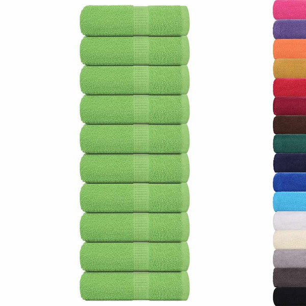 Waschtücher FROGN 10 Stk. Apfelgrün 30x30 cm 360 g/m²