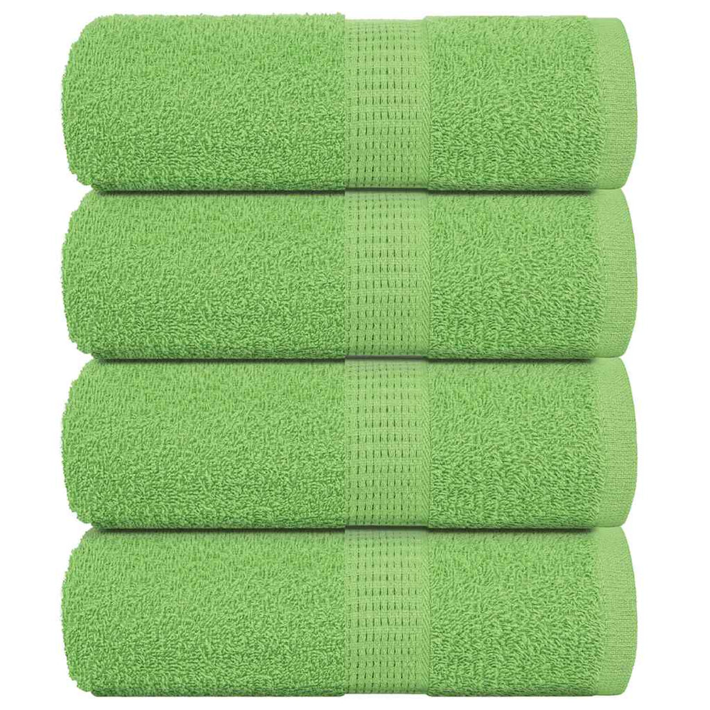Gästetücher FROGN 4 Stk. Apfelgrün 30x50 cm 360 g/m²