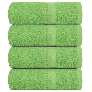Gästetücher FROGN 4 Stk. Apfelgrün 30x50 cm 360 g/m²