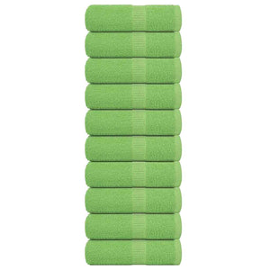 Gästetücher FROGN 10 Stk. Apfelgrün 30x50 cm 360 g/m²