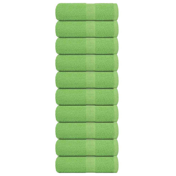 Gästetücher FROGN 10 Stk. Apfelgrün 30x50 cm 360 g/m²