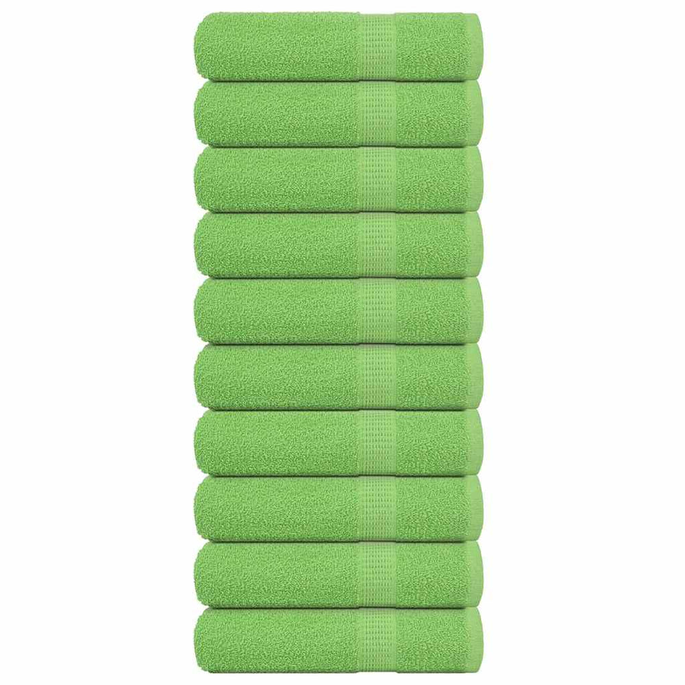 Handtücher FROGN 10 Stk. Apfelgrün 50x100 cm 360 g/m²