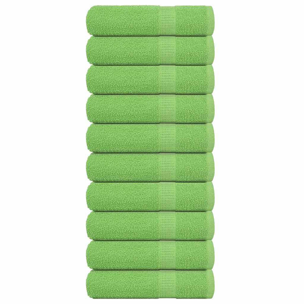Handtücher FROGN 10 Stk. Apfelgrün 50x100 cm 360 g/m²