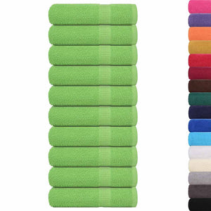 Handtücher FROGN 10 Stk. Apfelgrün 50x100 cm 360 g/m²