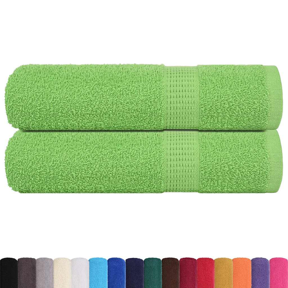 Duschtücher FROGN 2 Stk. Apfelgrün 70x140 cm 360 g/m²