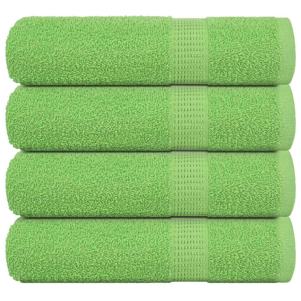 Duschtücher FROGN 4 Stk. Apfelgrün 70x140 cm 360 g/m²