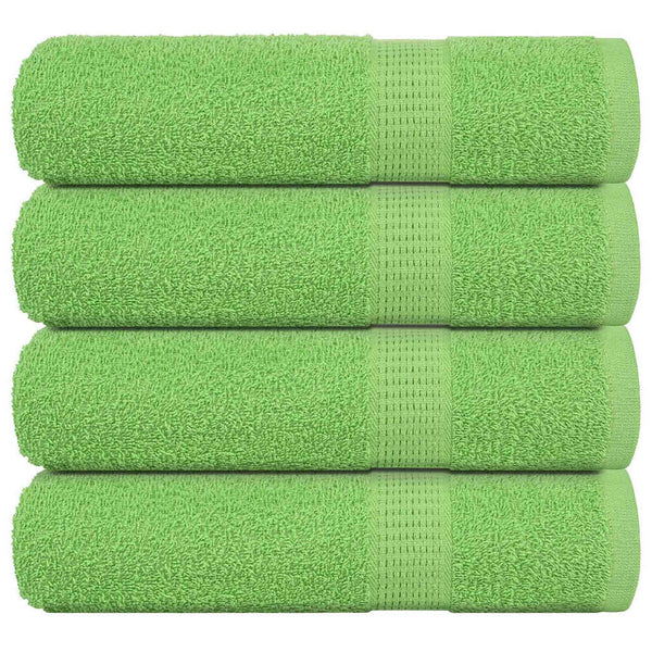 Duschtücher FROGN 4 Stk. Apfelgrün 70x140 cm 360 g/m²
