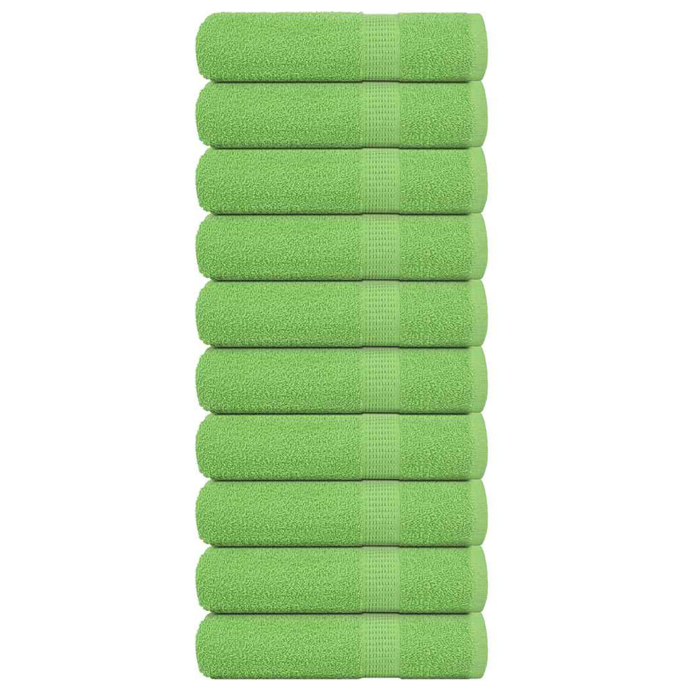 Badetücher FROGN 10 Stk. Apfelgrün 100x150 cm 360 g/m²