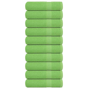 Badetücher FROGN 10 Stk. Apfelgrün 100x150 cm 360 g/m²