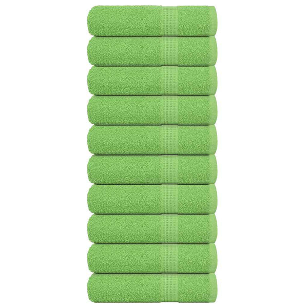 Badetücher FROGN 10 Stk. Apfelgrün 100x150 cm 360 g/m²