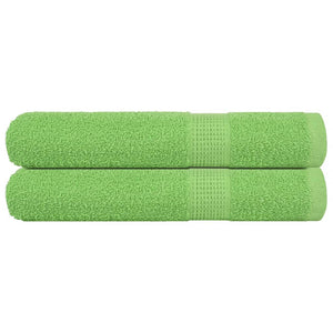 Saunatücher FROGN 2 Stk. Apfelgrün 80x200 cm 360 g/m²