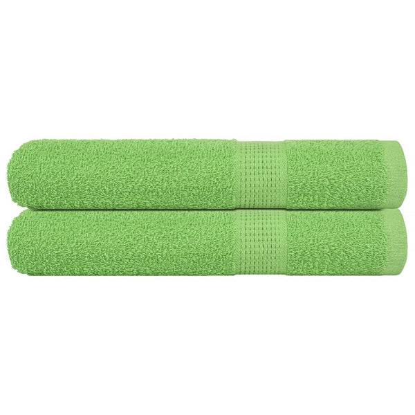 Saunatücher FROGN 2 Stk. Apfelgrün 80x200 cm 360 g/m²