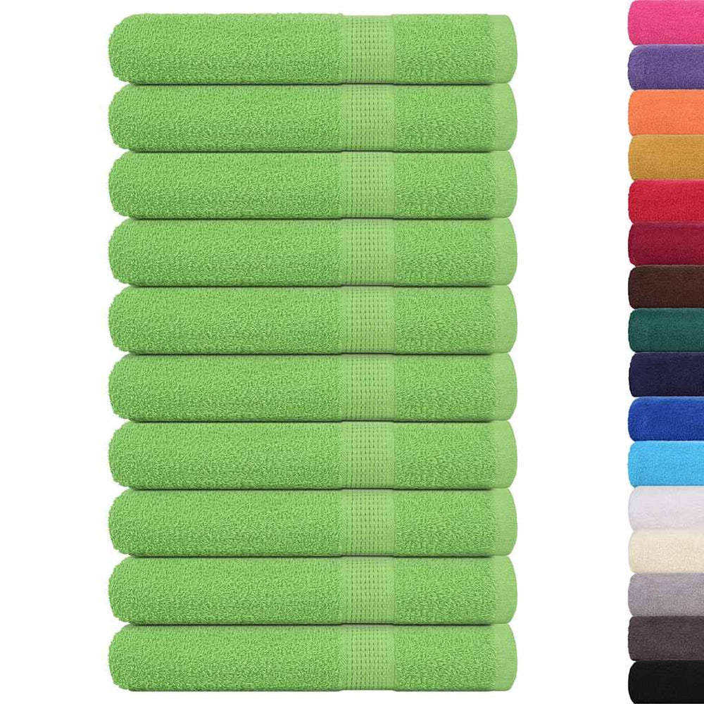 Saunatücher FROGN 10 Stk. Apfelgrün 80x200 cm 360 g/m²