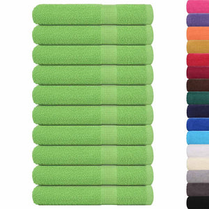 Saunatücher FROGN 10 Stk. Apfelgrün 80x200 cm 360 g/m²
