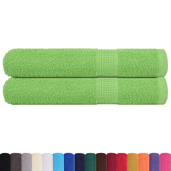 Handtücher FROGN 2 Stk. Apfelgrün 100x200 cm 360 g/m²