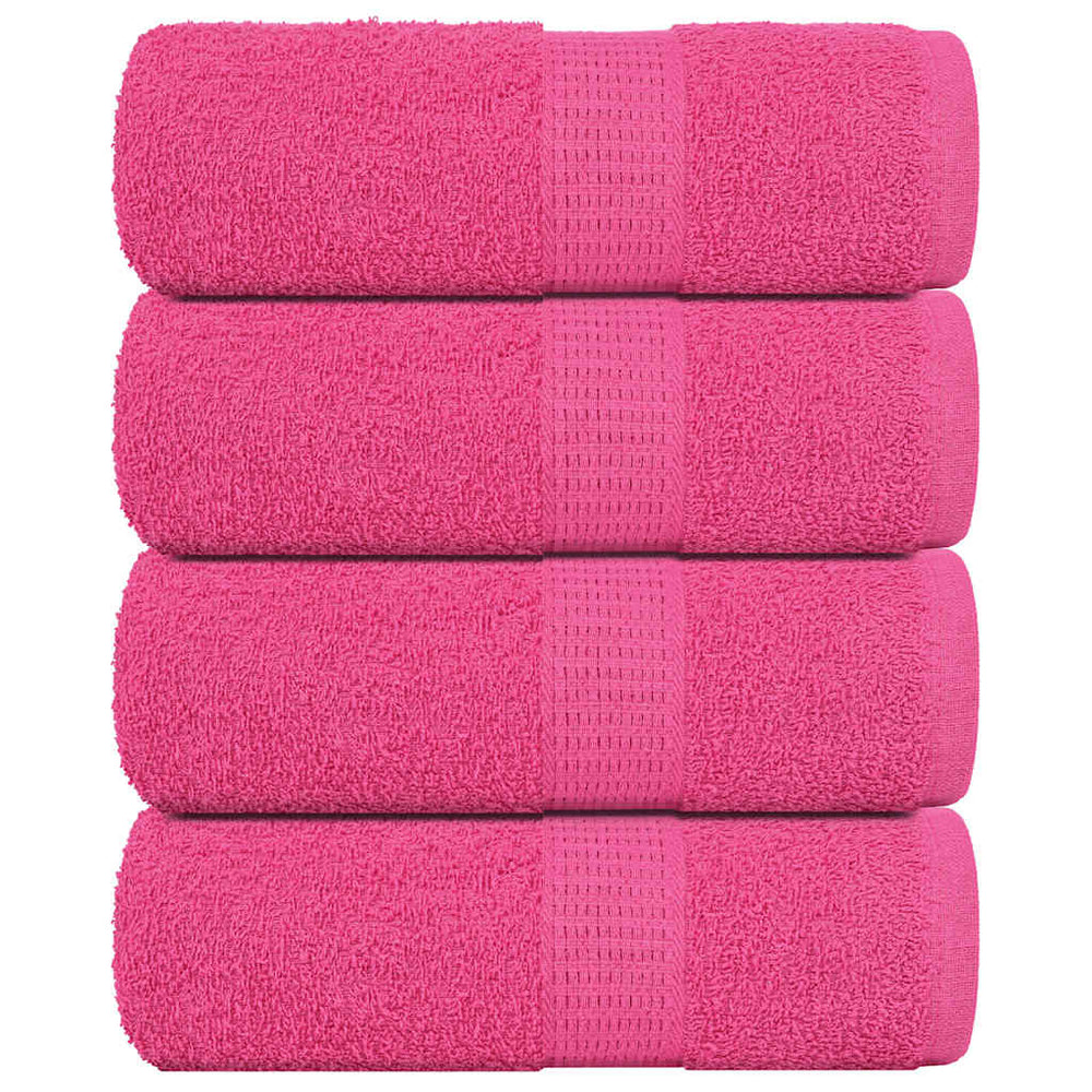 Gästetücher FROGN 4 Stk. Rosa 30x50 cm 360 g/m²
