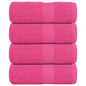 Gästetücher FROGN 4 Stk. Rosa 30x50 cm 360 g/m²