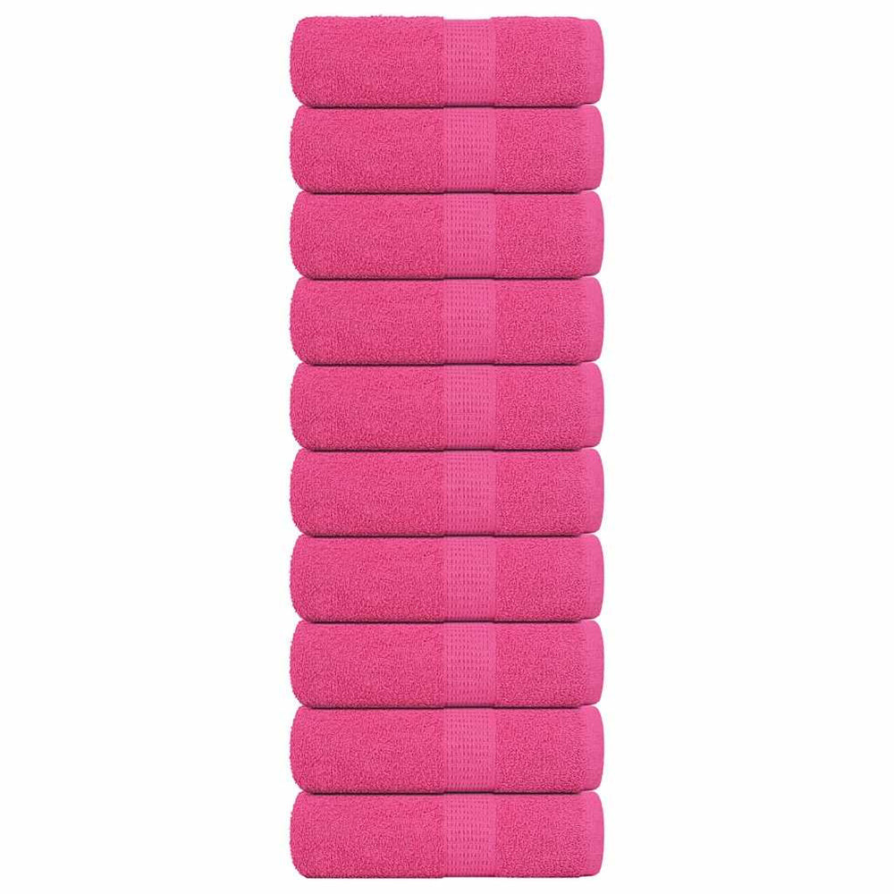 Gästetücher FROGN 10 Stk. Rosa 30x50 cm 360 g/m²