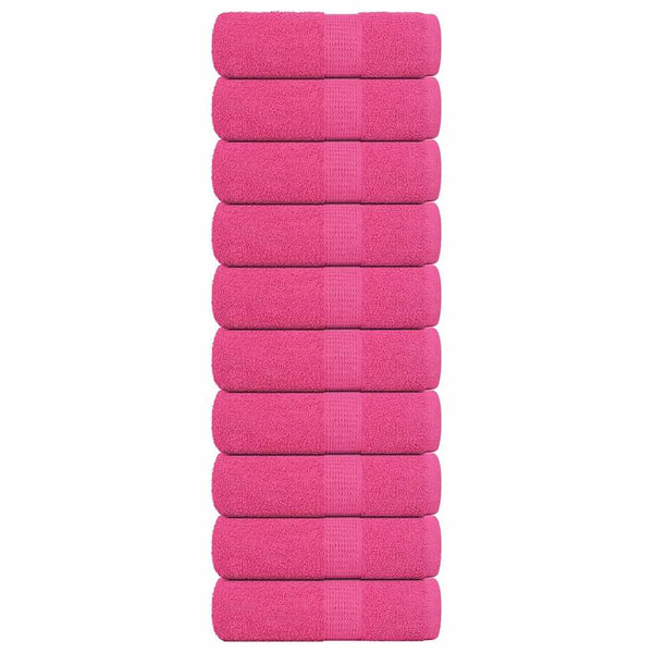 Gästetücher FROGN 10 Stk. Rosa 30x50 cm 360 g/m²